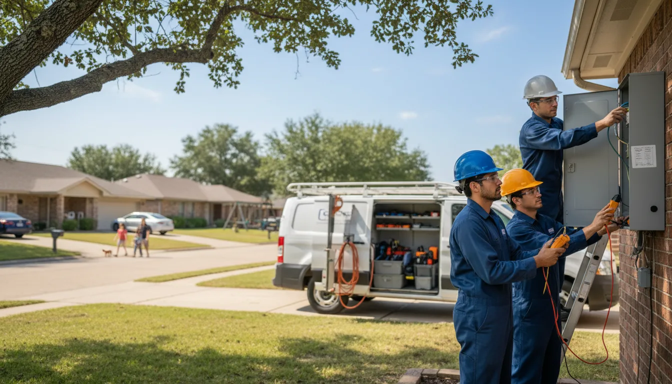 Certified electrician providing emergency electrical services in Mount Ayr, IN